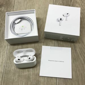 164 D 1円〜 AirPods Pro 2nd generation / MTJV3J/A エアポッズ プロ 第2世代 USB-C ワイヤレス イヤホン Apple アップル 中古