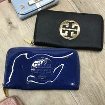 E◆ ブランド 財布 長財布 折り畳み カードケース まとめ FURLA / miu miu / TORY BURCH / サマンサ など ジャンク_画像3