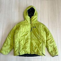 【希少カラー】patagonia ダスパーカ アシッド DAS PARKA サイズM ダウンジャケット プリマロフト 蛍光色 ビンテージ vintage 90s00s_画像1