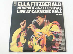 エラ・フィッツジェラルド LPレコード 2枚組 ライブ・アット・カーネギー・ホール1973 国内盤 38AP655 Ella Fitzgerald