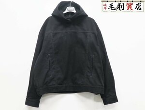 バレンシアガ BALENCIAGA 719313 TNW54 ダメージ加工 デニム プルオーバー パーカー 美品 アウター ユニセックス