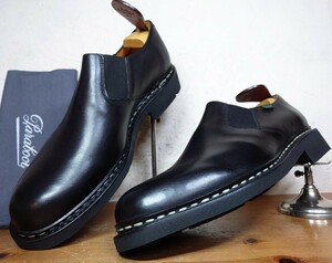 【試し履きのみ/未使用】2022年 FRANCE製 Paraboot/パラブーツ フォトン サイドゴア ローファー UK91/2 28cm相応 ブラック 黒