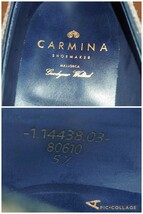 【未使用/純正ツリー付】SPAIN製 CARMINA/カルミナ MTO インカラスト ストレートチップ Mens UK51/2 24-24.5cm相応/クロケット cheaney_画像9