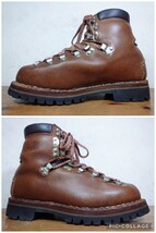 【美品/ガロユヒテン】日本製 安藤製靴 トレッキング マウンテンブーツ 25.5cm ブラウン 茶 登山靴/merrell danner_画像3