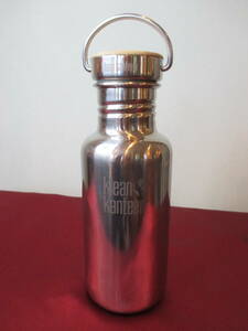 ★Klean kanteen　クリーンカンティーン Bottle 水筒 ステンレスボトル 　18oz 532ml　 美品　20(23)×7×7㎝　重さ約200㌘　素人計測