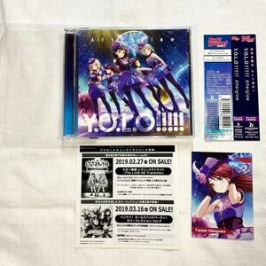 帯、カード付 ★★★ Afterglow Y.O.L.O !!!!! Blu-ray付生産限定盤CD+BD ★★ バンドリ! BanG Dream!