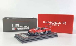 INNO64 LB-WORKS スカイライン スーパーシルエット ER34 リバティウォーク イノモデル S1/64 