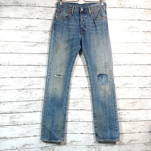 LEVI'S リーバイス■501■ダメージ加工■リペア加工■汚し加工■デニムパンツ■ジーンズ■サイズ：29■中古品