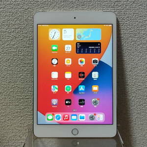 中古品 Apple iPad mini 4 Wi-Fi+Cellular 64GB MK732J/A au シルバー