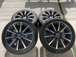 【引取限定】レクサスLS レアマイスターL-Fスポーツ 19インチ 中古 4本 PCD120 スタッドレス 245/45R19 ダンロップ ウインターマックス