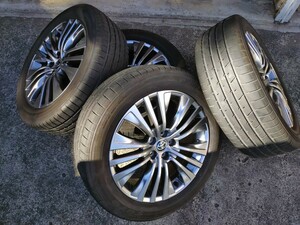 トヨタ　ハリアー純正19インチホイールセット　225/55R19 2022年製造　残溝6.5mm 4本セット