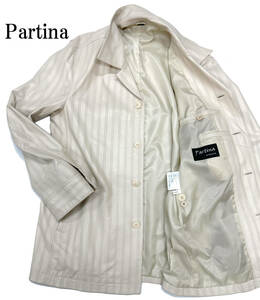 【PARTINA】 パルティーナ/パルティナ 羊革 ラム革 カーフ ジャケット コート Lサイズ 大きいサイズ テーラード