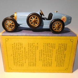 マッチボックス ブガッティＴ３５ ＭＡＴＣＨＢＯＸ ＢＵＧＡＴＴＩ Ｔ３５ 青の画像2