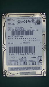 Fujitsu 2.5Inthdd Ultraata MHT2040AT 40 ГБ