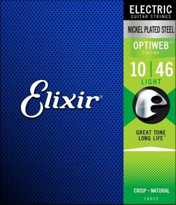 Elixir エリクサー エレキギター弦 OPTIWEB Light .010-.046 #19052 【国内正規品】