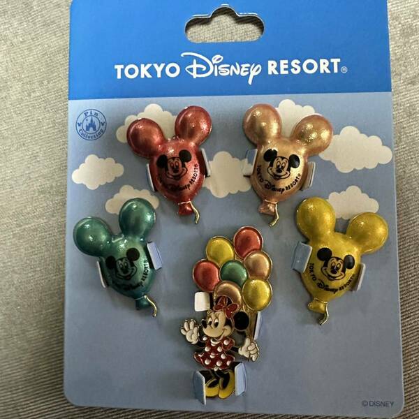 Tokyo Disney resort ピンバッジ balloon ミニーマウスディズニーリゾート TDR ミニー 東京ディズニーシー 