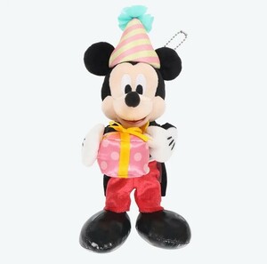 ディズニーリゾート ミッキー バースデー ぬいぐるみバッジ 2023 Disney Mickey Mouse TOKYO Disneyland Happybirthday 燕尾ミッキー