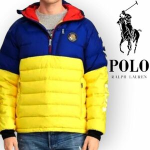 【新品タグ付き】POLO RALPH LAUREN　ポロラルフローレン　プルオーバー　ダウン　クッキーパッチ　完売品