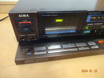 AIWA アイワ AD-R50 craftmanship カセットデッキ 希少 ジャンク品 _画像3