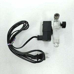 【中古】CO2 レギュレーター メーター solenoid valve A2A Leaf CO2 ボンベ 水槽 アクアリウム