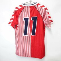 【中古】ヒュンメル サッカー デンマーク代表 ユニフォーム 1986 復刻 #11 メンズ hummel_画像6