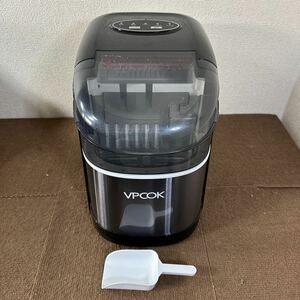 【中古現状品】VPCOK ポータブル型製氷機 HZB-12/C 通電確認済み ブラック