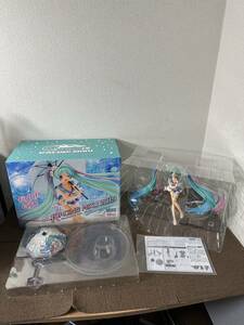 【中古品】 GOODSMILE RACING Miku 2019 Thailand Ver. AQ フィギュア 初音ミク 1/7 元箱開封済み