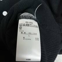 Hanes　ヘインズ　サーマルヘンリーネックロングスリーブTシャツ HM4-G503　メンズＬ　ブラック　黒　カットソー　ロンT　_画像5