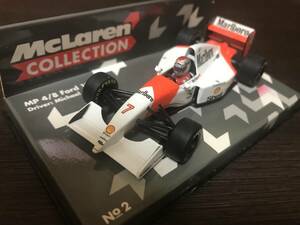 【ジャンク品】 1/43 MINICHAMPS 【Marlboro】 マクラーレン・フォード MP4/8 #7 M.アンドレッティ イタリアGP3位 1993　