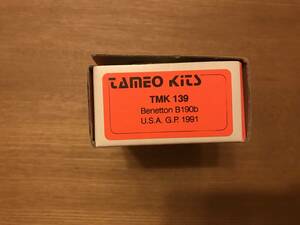 1/43 kit TAMEO Benetton * Ford B190B #20 N.pike America GP3 rank 1991