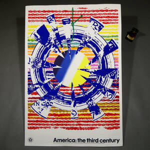 ジェームズ・ローゼンクイスト◆シルクスクリーンポスター「Miles」“America The Third Century”◆ポップアート 世界最大『Time Dust』