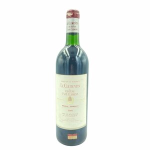 ル クレマンタン デュ シャトー パプ クレマン 1995 750ml 13% LE CLEMETIN DU CHATEAU PAPE CLEMENT【A3】