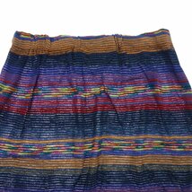 1円スタート★美品◆ミッソーニ ニット スカート レディース 青系 MISSONI【AFB2】_画像2