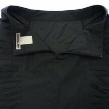 1円スタート★美品◆イッセイミヤケ スカート サイドプリーツ サンプル品 レディース 黒 ISSEY MIYAKE【AFB6】_画像4