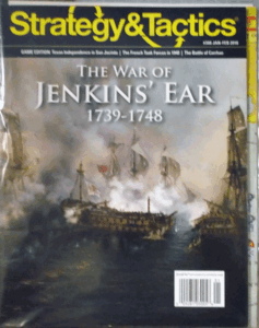 DG/STRATEGY&TACTICS NO.308/THE WAR OF JENKINS'EAR 1739-1748/駒未切断/日本語訳無し