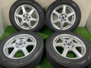 FEID 16インチ　6.5J +54 5穴/114.3 ブリヂストン ブリザック VRX3 205/60R16 96Q 2021年　4本　ノア ヴォクシー ステップワゴン 等