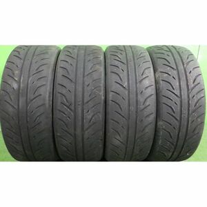 ダンロップ DIREZZA V01 190/600R15 4本SET◆2020年製5~6分山オンロード/サーキット用◆中古 片減りあり,シワあり◆白石区手渡し可