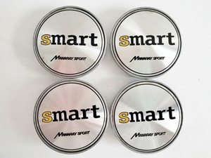 【4個セット】美品56mm穴ホイール・センターキャップsmartマナレイ