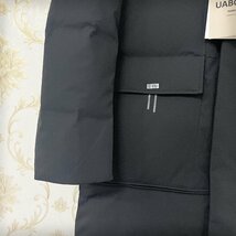 ★★最高級EU製＆定価12万◆UABONI*Paris*ダウンジャケット*ユアボニ*パリ発◆グースダウン90％ 肉厚 無地 撥水加工 マウンテンパーカ XL_画像7