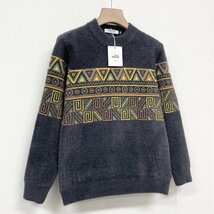 最上級ヨーロッパ製※定価5万◆ブルガリア発※RISELIN セーター ニット ミンク/カシミヤ混 快適 防寒 柔らかい お洒落 秋冬 XL/50サイズ_画像10