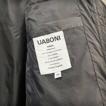 ★★最高級EU製＆定価10万◆UABONI*Paris*ダウンベスト*ユアボニ*パリ発◆グースダウン90％ 高級 個性 防寒防風 撥水加工 男女兼用 L/48_画像9