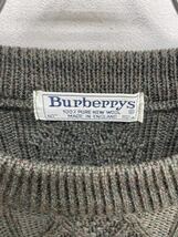 Vintage BURBERRY ヴィンテージ　バーバリー　メンズ　カーキ　長袖　ニット セーター_画像3