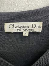 Vintage Christian Dior ヴィンテージ　クリスチャンディオール レディース　ブラック　長袖　ニット　セーター　トップス_画像3