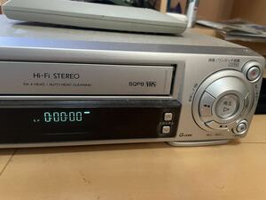 AIWA HV-FR70 ビデオデッキ 再生 早送り 動作確認済み リモコン付き ジャンク扱いで 