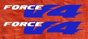 FORCE V4デカールC・ステッカー＠RVF400RVFR400RRVF750R