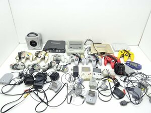 17MS●ジャンク 任天堂 本体 周辺機器 まとめ売り 動作未確認 ゲームキューブ スーパーファミコン コントローラー レトロゲーム Nintendo