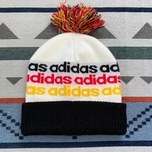 adidas アディダス ニット帽 ニットキャップ ボンボンニット帽_画像1