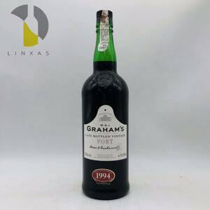 1円〜【未開栓】GRAHAM’S グラハム 1994年 ヴィンテージ ポートワイン 古酒 750ml 20% 液漏れ WI2801