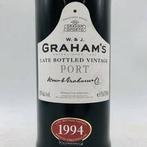 1円〜【未開栓】GRAHAM’S グラハム 1994年 ヴィンテージ ポートワイン 古酒 750ml 20% 液漏れ WI2801_画像2