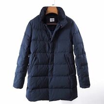 M4-TA002 アルマーニコレツィオーニ ARMANI COLLEZIONI 高級ライン ダウンコート ネイビー 48 メンズ_画像1